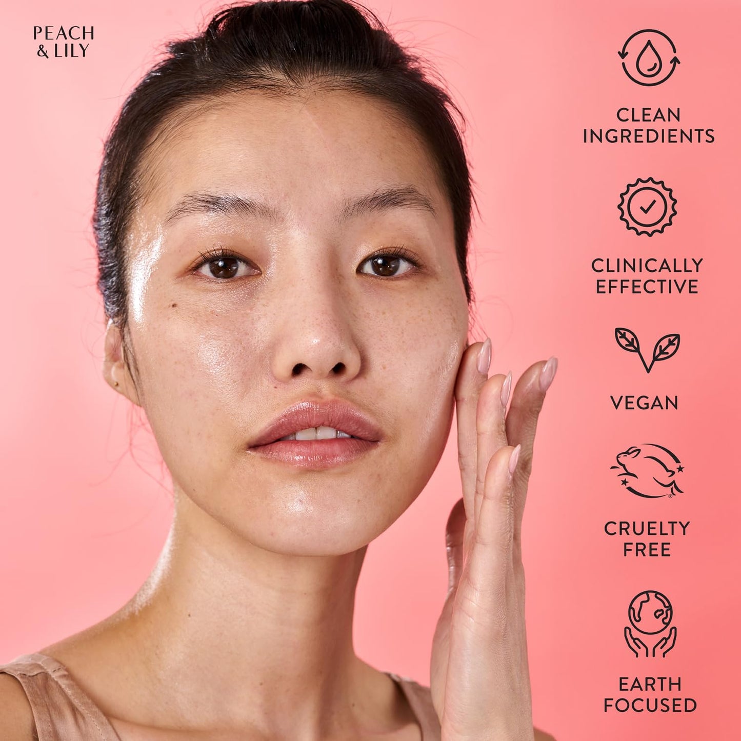 Peach & Lily - Power Calm Hydrating Gel Cleanser - Korean Skincare Face Wash - Dry, Normal, & Oily Skin - Vegan, Gluten Free, Fragrance Free, Never Tested on Animals - Travel Size - 100 ML, 3.38 FL OZ
