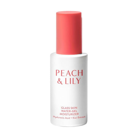 Peach & Lily - Glass Skin Water-Gel Moisturizer (1.69 ounces) - Hyaluronic Acid - Face Moisturizer - Lightweight & Oil Free - Chamomile, Kiwi, & Peach - Self Care - Vegan, Cruelty Free - Korean Beauty